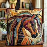 Handgefertigte Tasche – Buntes Mosaikpferd