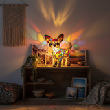 Chihuahua-Liebe – Leuchtendes Designobjekt