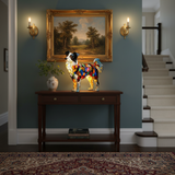 Border Collie – Leuchtendes Designobjekt