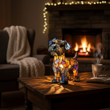 Terrier-Stolz – Leuchtendes Designobjekt
