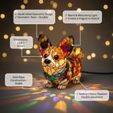 Leuchtender Corgi