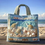 Handgefertigte wattierte Tasche – Meeresschildkröten