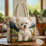 Handgefertigte wattierte Tasche – Verzauberter Hund