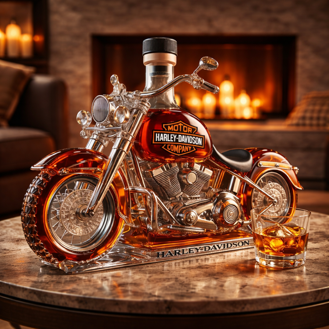 Whisky-Karaffe – Vintage-Motorrad-Edition