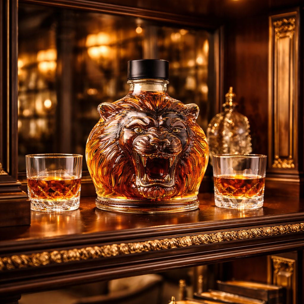 Whisky-Karaffe – Löwen-Edition
