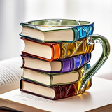 Handgefertigte Aurora 3D-Büchertasse