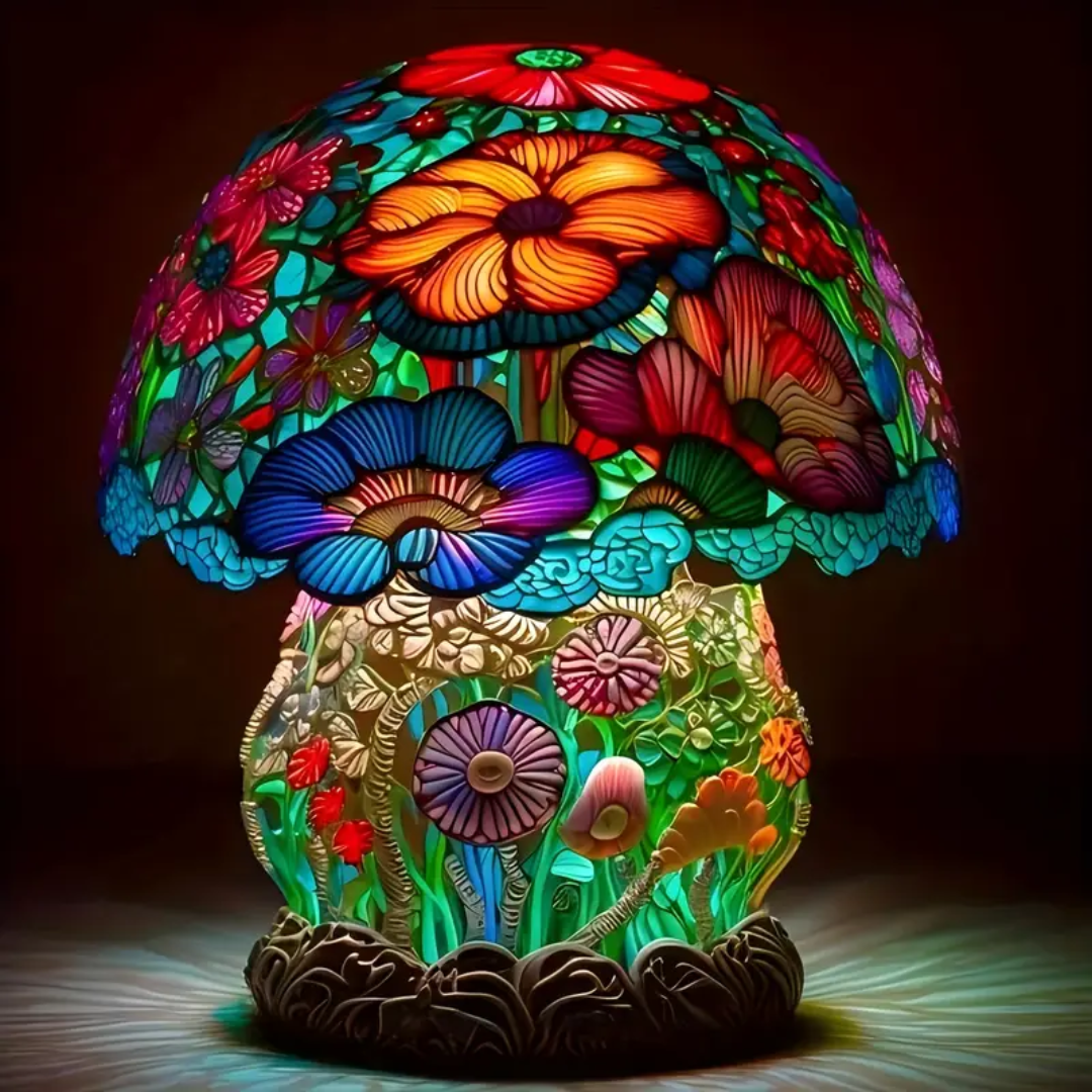 Mattierte Pilzlampe