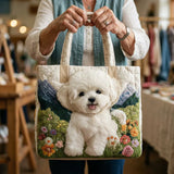 Handgefertigte wattierte Tasche – Verzauberter Hund