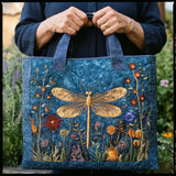 Wattierte Tasche – Goldene Libelle