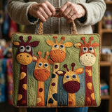 Wattierte Tragetasche – Giraffe