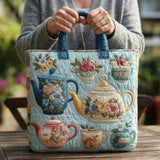 Wattierte Tasche – Blumenmuster