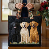 Handgefertigte Handtasche – Drei Labradore
